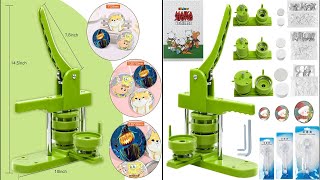 Portable Button Maker Machine DIY Pin Button Handmade Badge Punch Press