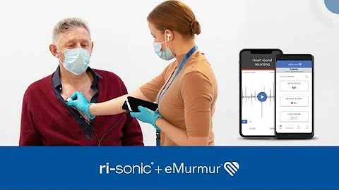 Ri-sonic Electronic stethoscope with eMurmurs ausc...