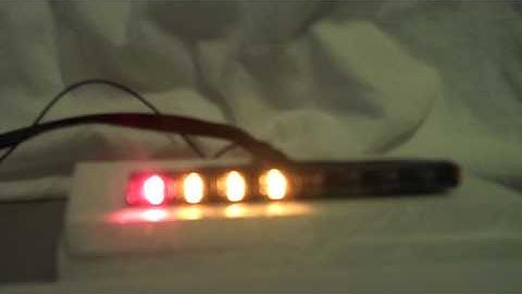 1/18 Scale GEN II Style #15AS Flashing LED Arrowstick / Traffic Advisor Lightbar