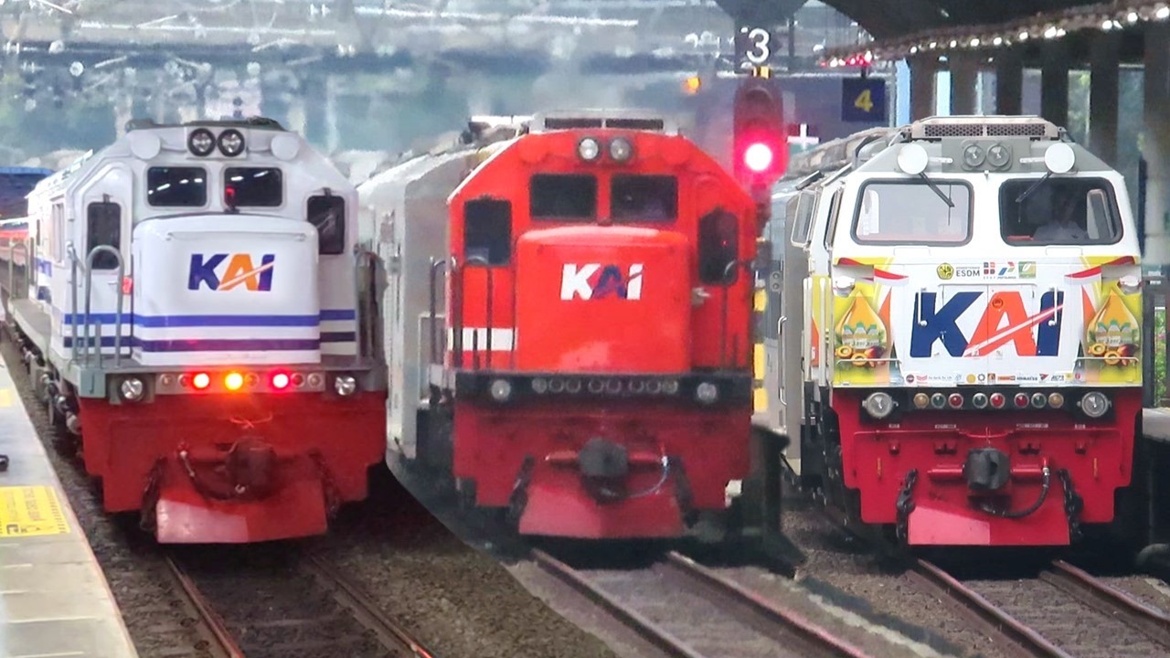 RAMAINYA KERETA API DI STASIUN JAKARTA EDISI AKHIR MEI 2026 !! KA ...