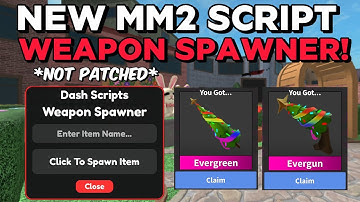 *NEW* Mm2 Script Weapon Spawner 💥📜 | Pastebin Link | Keyless | Murder Mystery 2 | NOT PATCHED 🔥