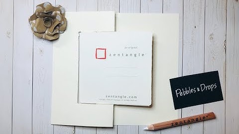 Zentangle Tile Display Card