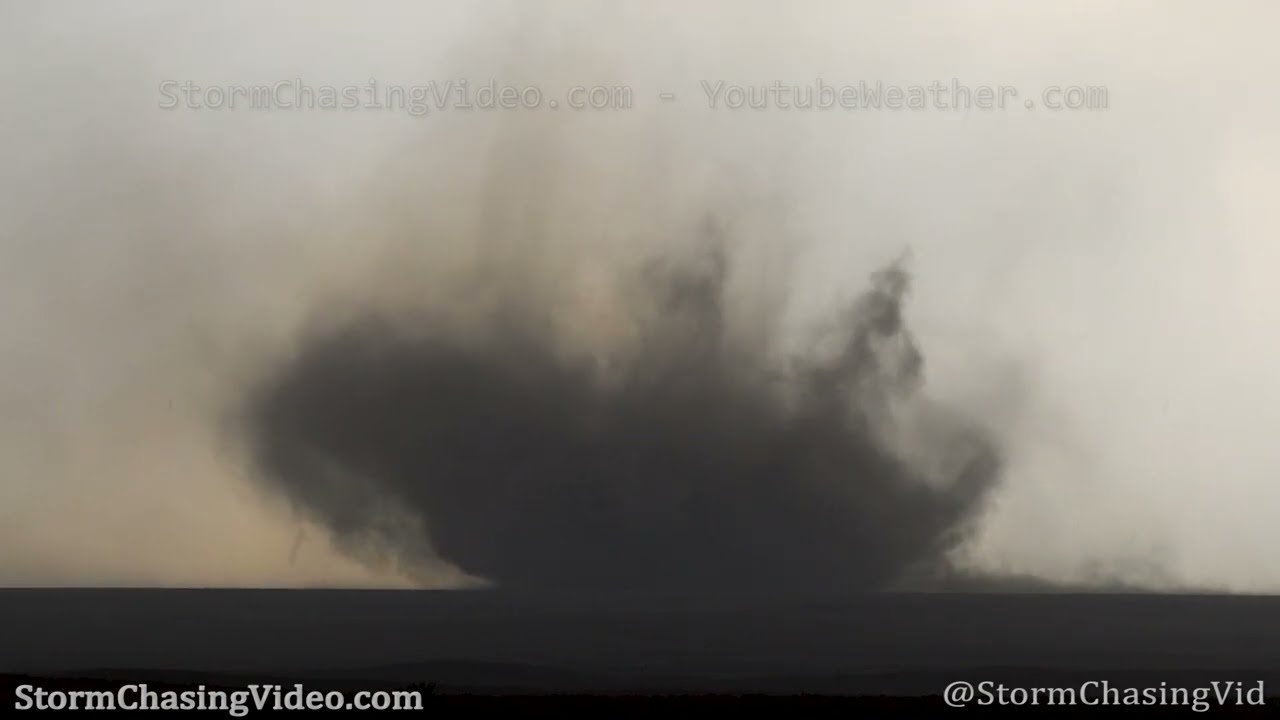 Amazing Landspout Tornado - Haswell, CO - 4/27/2021