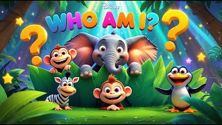 “Who Am I 🐒 Animal Guessing Game for Kids”