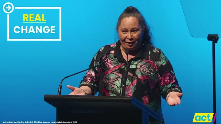 Nicole McKee speaks at the Real Change Event 2022