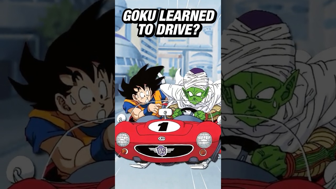 "Goku Never Got His Driving License"  #dragonball #dbz  #goku