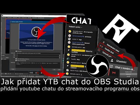 Jak přidat chat do OBS Studia – Youtube chat v OBS Studio – Tutoriál OBS Studio