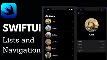 SwiftUI Basics:  Navigation using Lists