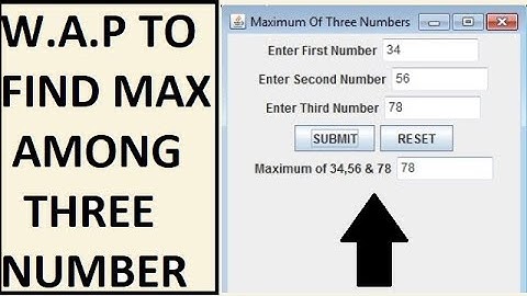 Program to find maximum among three numbers in c programming.