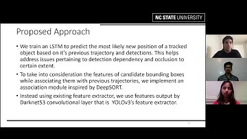 Multiple Object Detection and Tracking using CNN and LSTM
