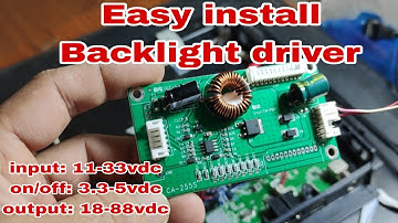 How to install backlight driver in easiest way // Led/LCD tv / Jude Master