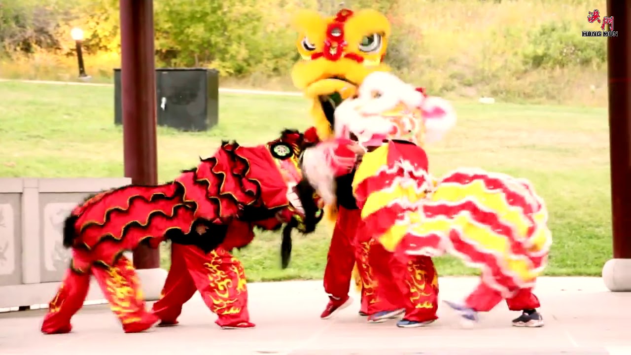 Chinese community lion dance - Hung Mon