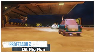 Cars 2 The Video Game Professor Z - Battle Race Oil Rig Run 7 Laps
