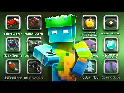 I Speedran All Minecraft Challenges in 24 Hours!