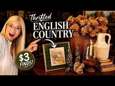 I Recreated $1000+ English Country Decor with $100 of Thrift Store Finds