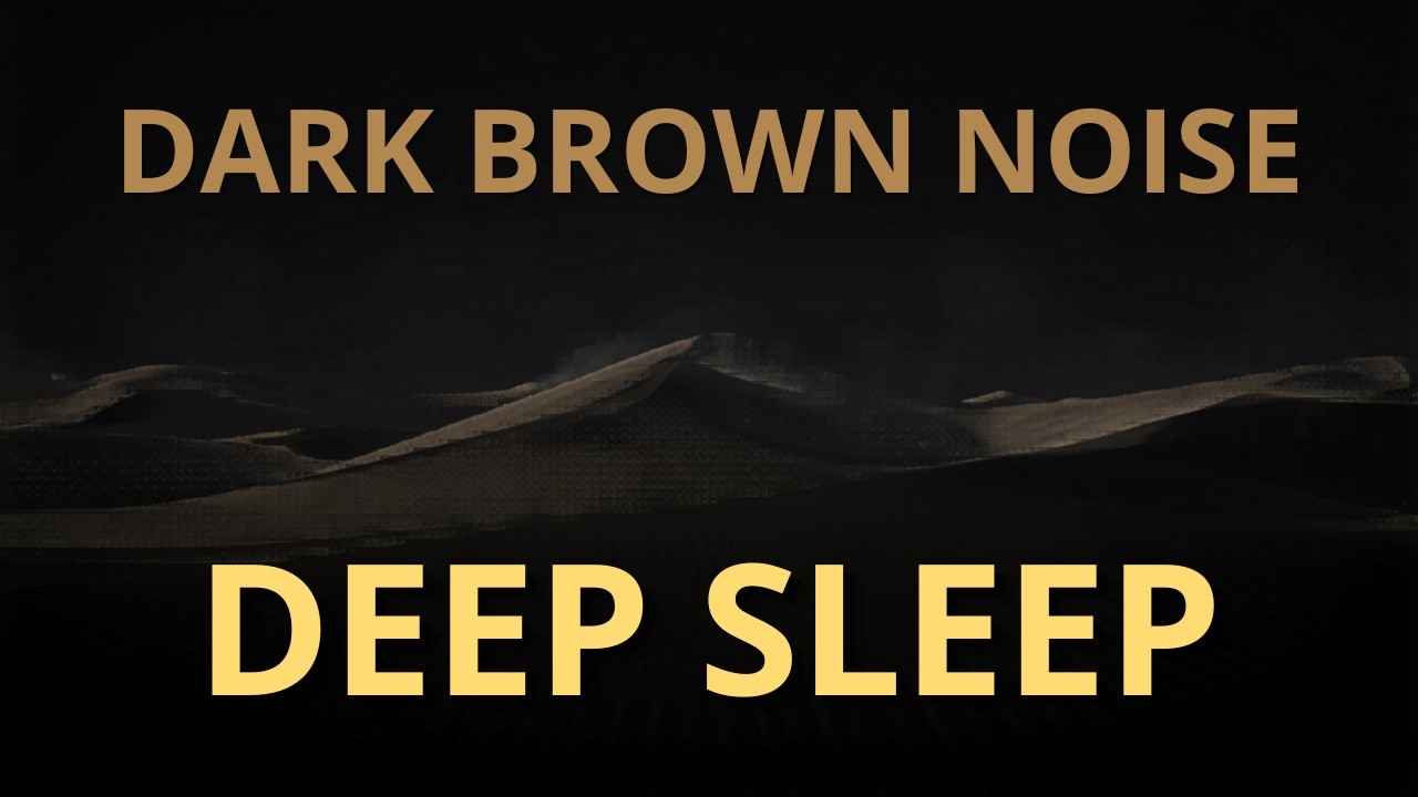 Dark Brown Noise for Deep Sleep | 10 Hours Black Screen - YouTube
