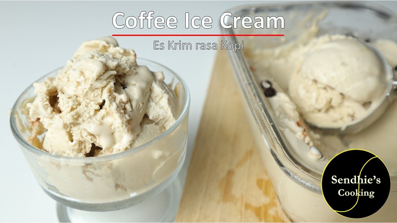 HOMEMADE ICE CREAM COFFEE Simply recipe ice cream ASMR COOKING INDONESIA YouTube
