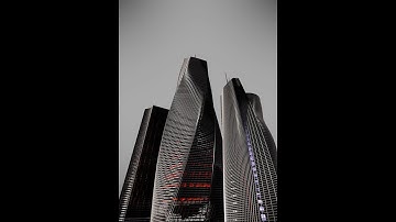 skyscrapers in blender
