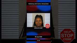 Mecklenburg, North Carolina Booking Records - 09 July 2026