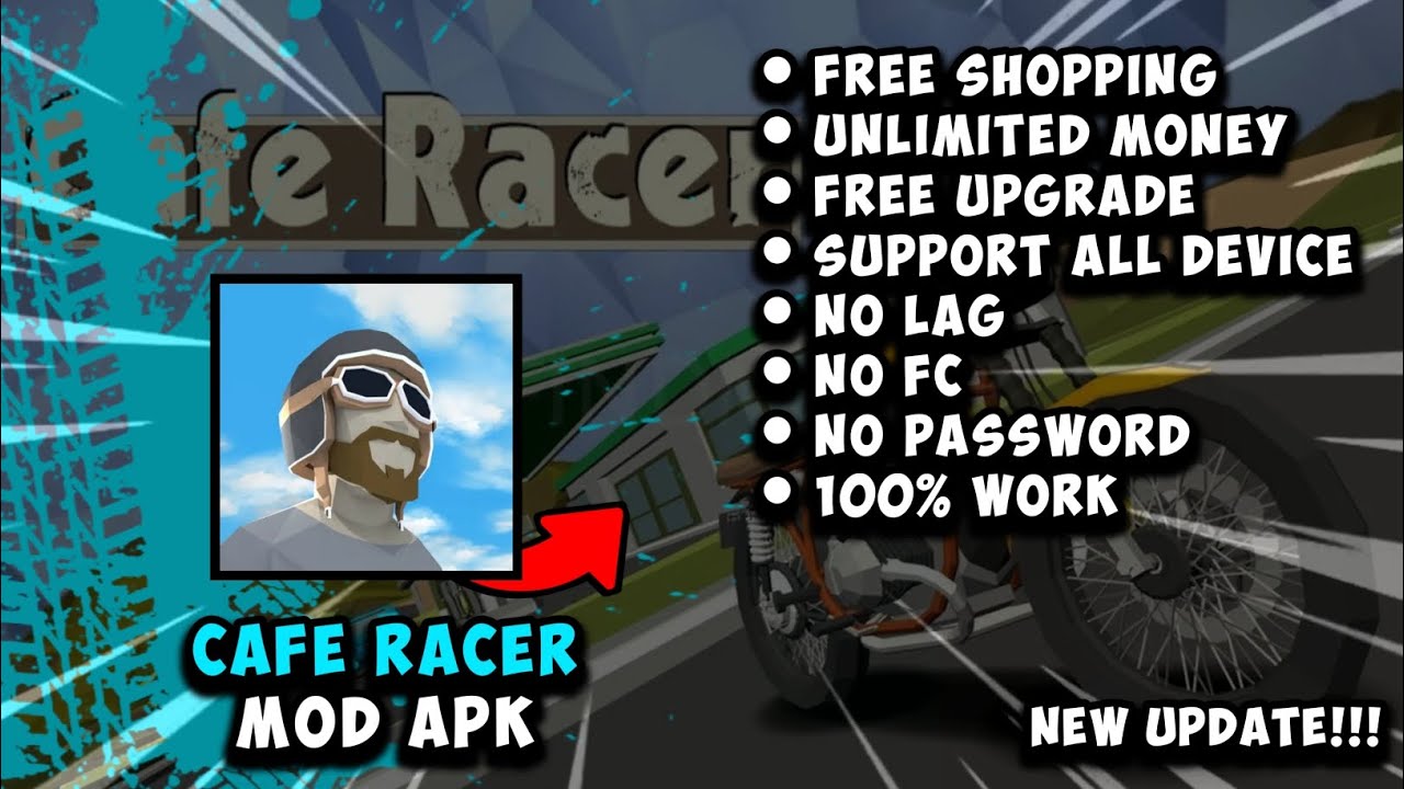 CAFE RACER MOD APK [ NO PW ] || NEW MENU UPDATE!!! - YouTube