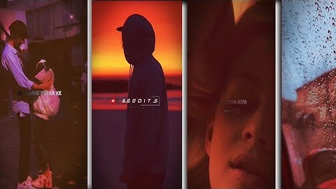 Kabhi Jo Baadal Barse 💫✨🥀 | Lofi Song | 6.6 EDITS  | WhatsApp Status