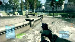 WEIRD FUNNY BF3 BETA GLITCH SKATEBOARDING IN BF3 HD