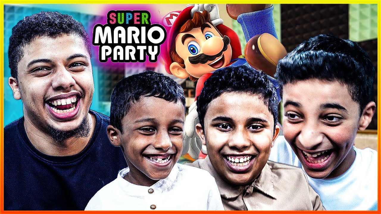 تحديات ممتعه في ماريو بارتي مع أولاد عمي 🔥😎|| Mario Party