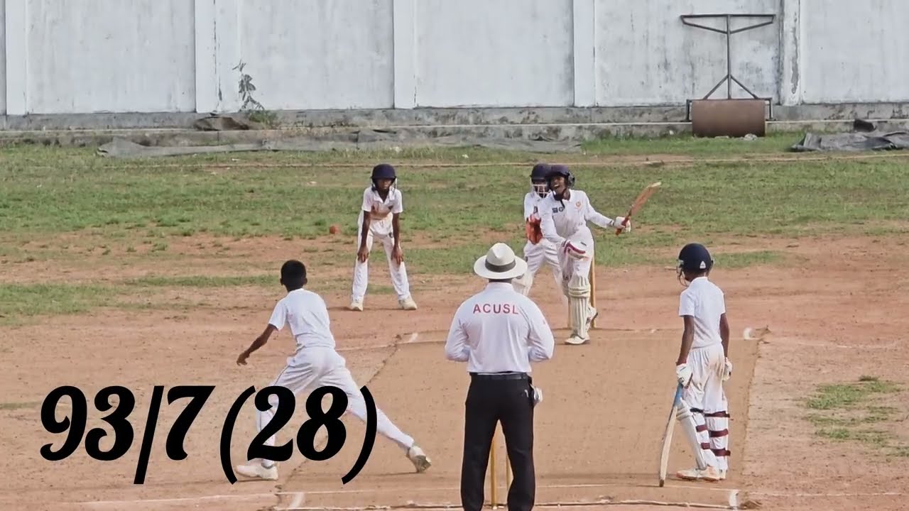 SUMANGALA COLLEGE U13 B VS TISSA COLLEGE U13 B DIVISION 2 GROUP MATCH