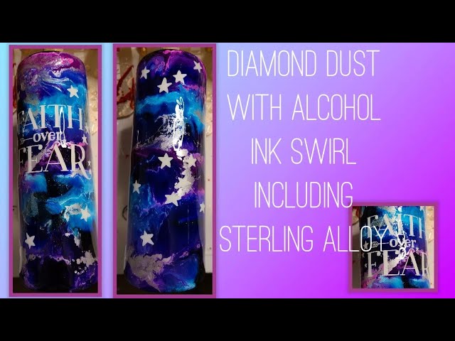 Coloring Diamond Dust with Alcohol Ink  Lets play with FloraCraft® Diamond  Dust from Michaels Stores and see how using Alchol Ink changes its color  and what it looks like! Also a