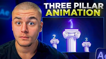 How I Made This Viral 3D Pillar Animation!