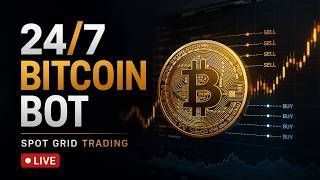🔴 BTC LIVE 24/7 🤖 Auto Grid Bot Bitcoin Trading | GridBotAI