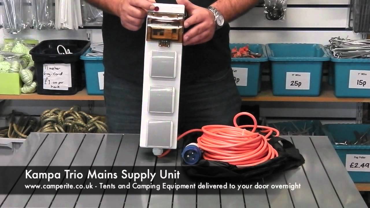 Kampa Trio Mains Supply Unit