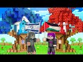 ماين كرافت تحدي افضل بيت امن من شجرة ضد سحس الاسرائيلي الشجرة النارية ضد المائية