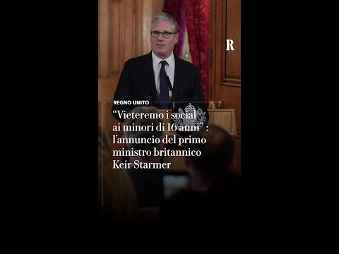Video Il Regno Unito vieterà l'uso dei social media ai MINORI di 16 anni