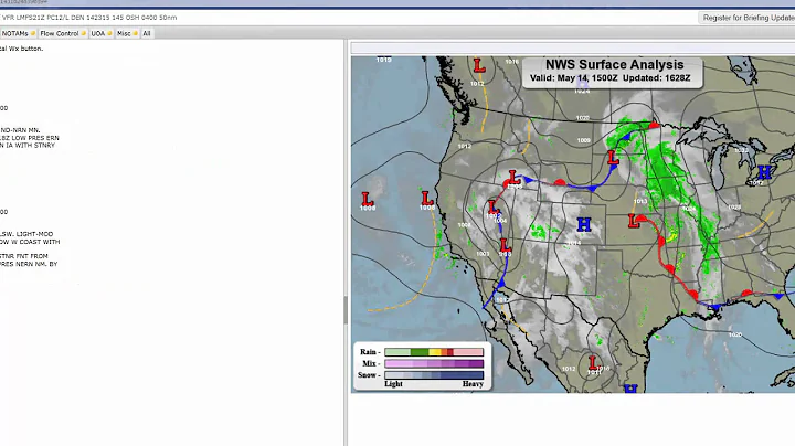 Flight Service Video: Flight Plan Route Briefing
