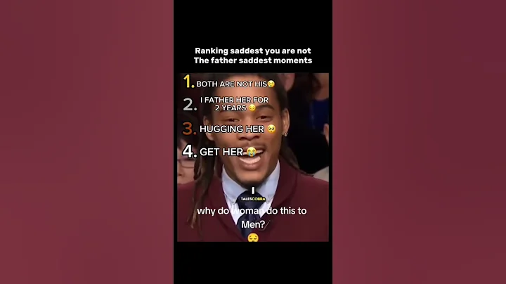 Ranking saddest you are not the father moments #youtube #youtubeshorts #shorts