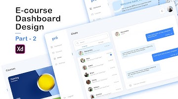 Dashboard UI Design in Adobe XD | E-course - Part 2
