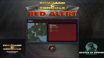 Command and Conquer Red Alert Remastered Skirmish Gameplay USSR– MAP: Habitat 2