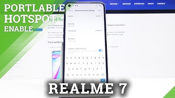 How to Enable Personal Hotspot in REALME 7 – Mobile Data / Wi-Fi Hotspot