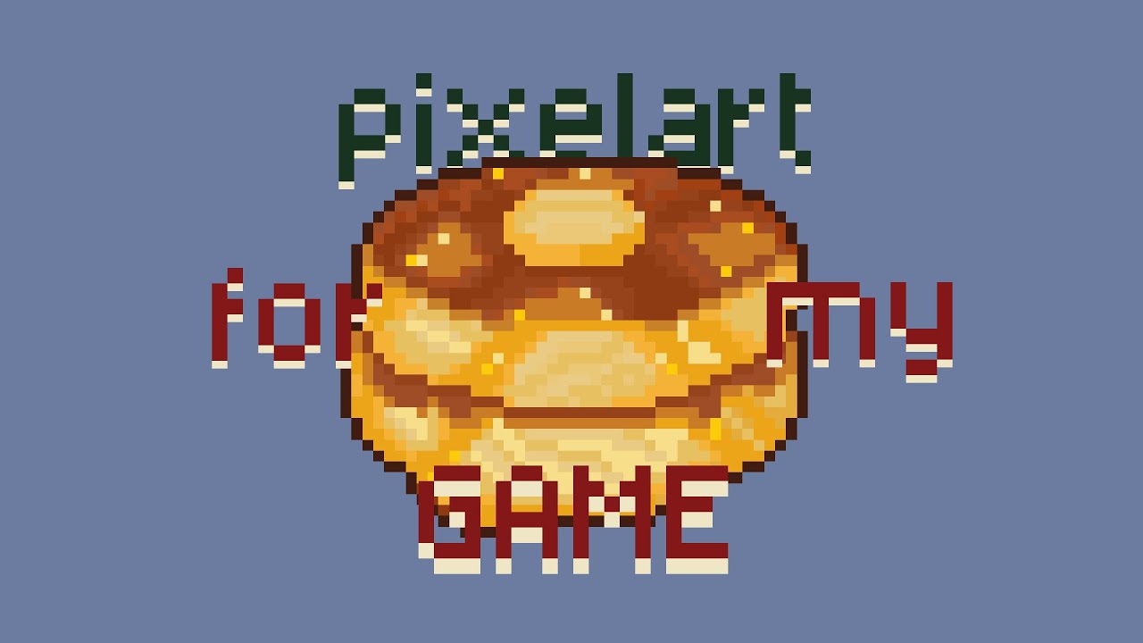 Timelaps pixelart/ cozy game assets/ Pancakes/ tutorial/ aseprite