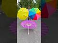 Rainbow umbrella vs Japanese umbrella vs butta umbrella | #umbrella