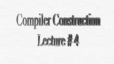 Lexical Analyzer in Compiler | Compiler Construction | Lec#4 | Urdu | M.Zeeshan Khalid