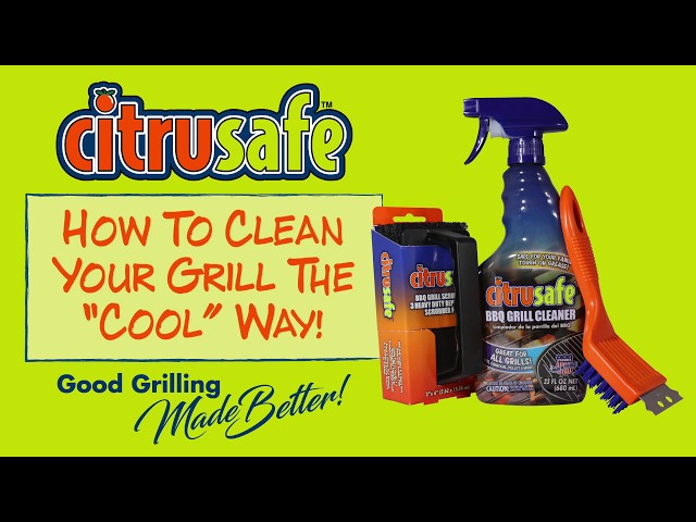 Citrusafe BBQ Grill Grate Cleaner, 23 fl oz