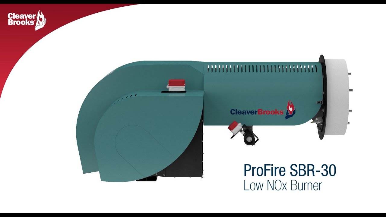 Cleaver-Brooks ProFire SBR-30 Low NOx Burner - YouTube
