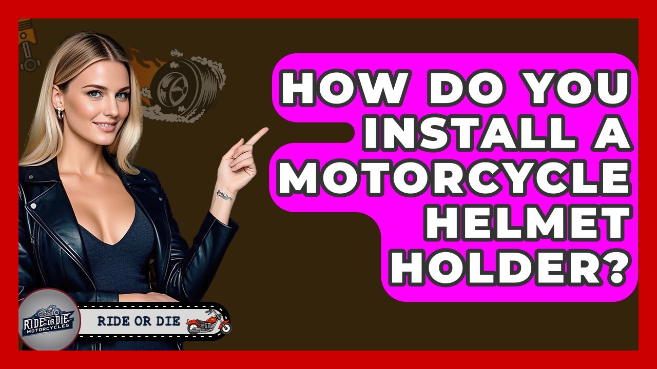 How Do You Install A Motorcycle Helmet Holder? - Ride or Die Motorcycles