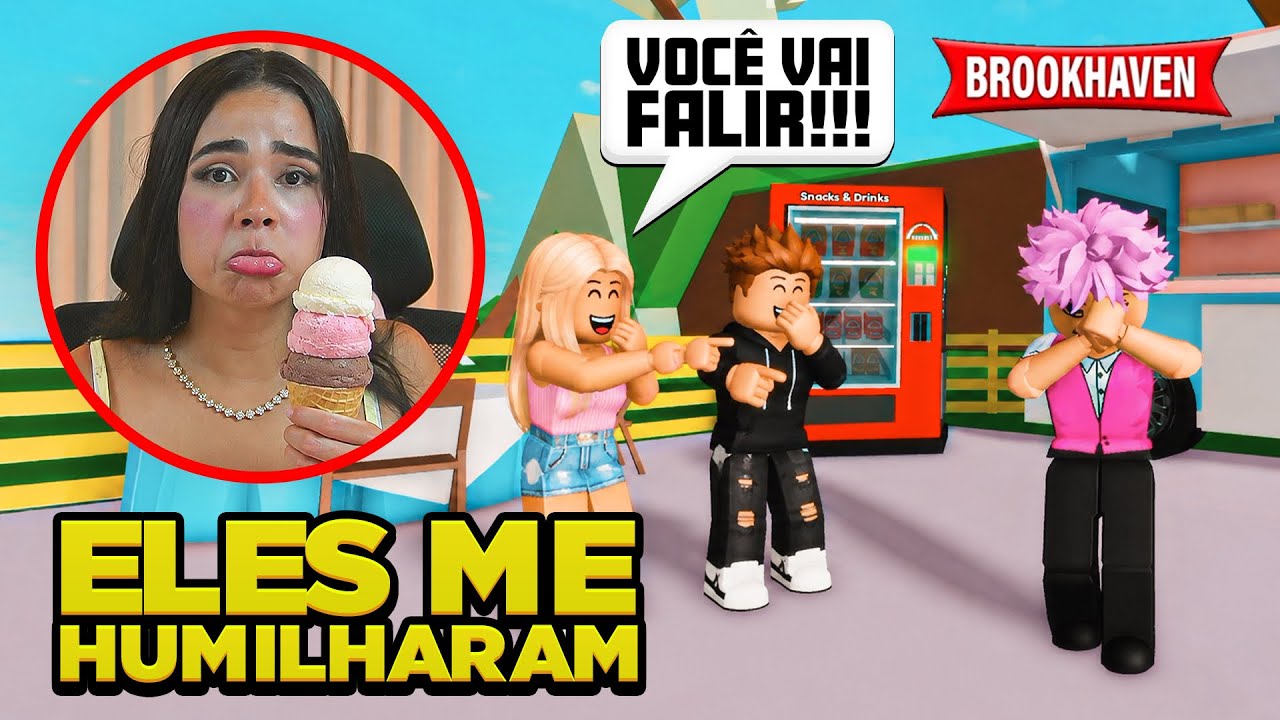 ABRI UMA SORVETERIA MAS NÃO IMAGINEI QUE ISSO ACONTECERIA EM BROOKHAVEN 