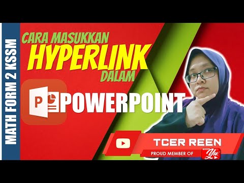 CARA INSERT HYPERLINK DALAM #POWERPOINT