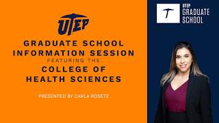 Graduate School Information Session featuring the College of Health Sciences 2026