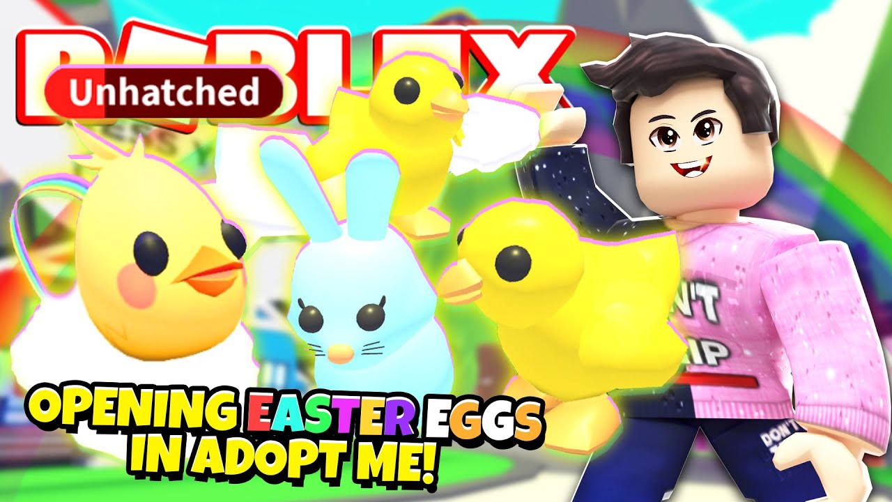 Opening New Easter Eggs In Adopt Me New Adopt Me Egg Hunt Update