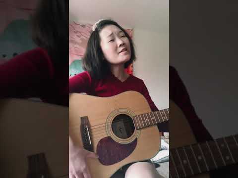 2 days of practicing Guitar - Absolutely BEGINNERS! (独上西楼-邓丽君) 自弹自唱 (Teresa Teng - Du Shang Xi L